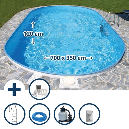 Stahlwandpool set - stahlwandpool,