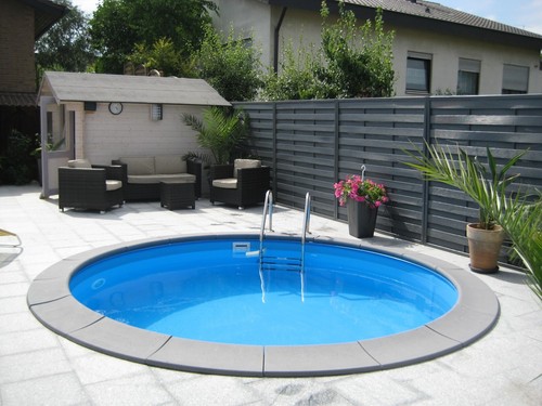 Pool rundbeckenset tiefe 150 - pool,