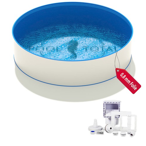 Schwimmbecken set rund 350 - set, x