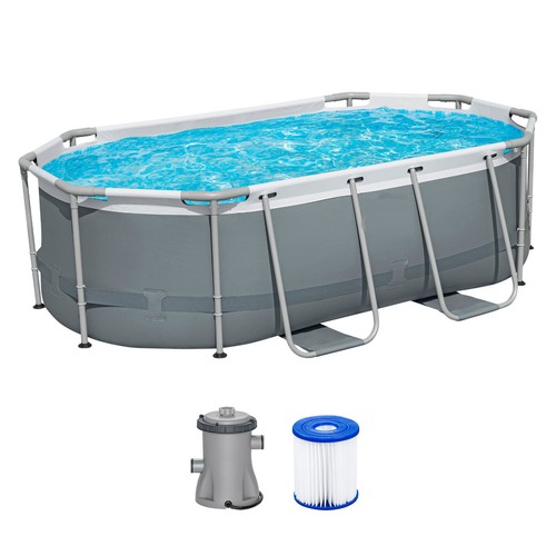 Stahlrahmen pool set neu - set,