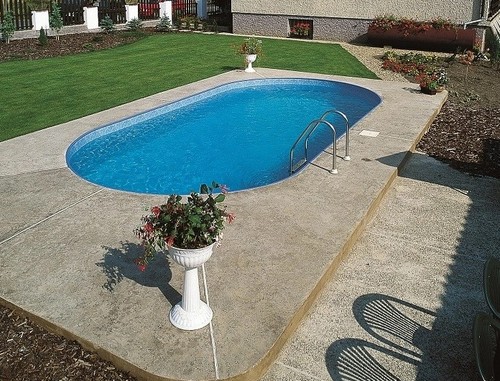 Pool stahlwandpool holzoptik - pool,