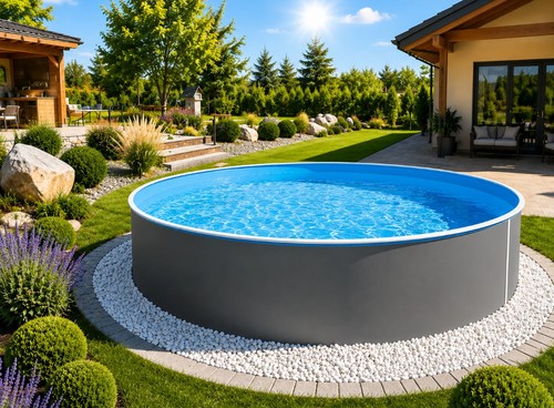 Stahlwandpool set 1 - stahlwandpool, 3,60