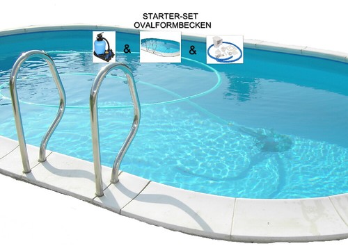 Ovalpool starter set h150cm - starter-set,