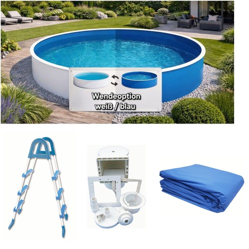 Pool stahlwandpool 0 90 - 2,40, 0,90