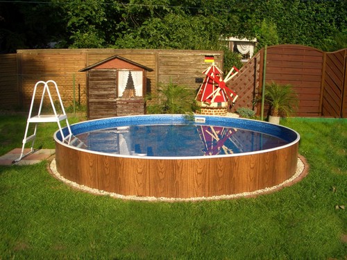 Stahlwandpool 360 120 - 120 , cm