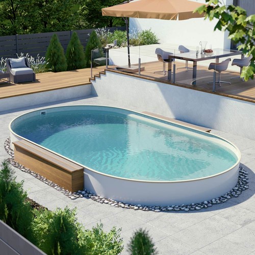 Stahlwandpool ovalbecken xxl - stahlwandpool,