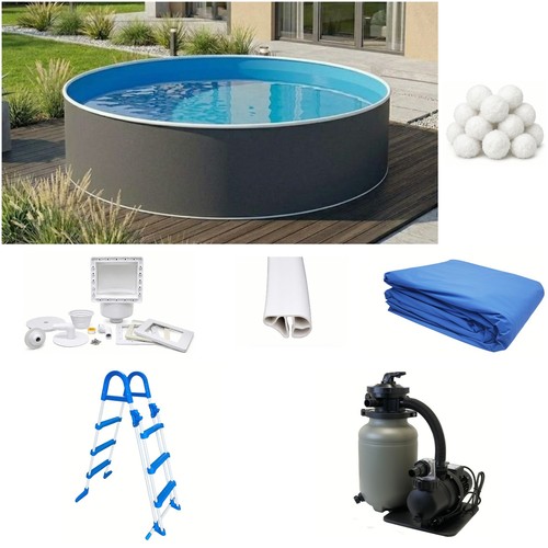 Stahlwandpool set 1 - set, x