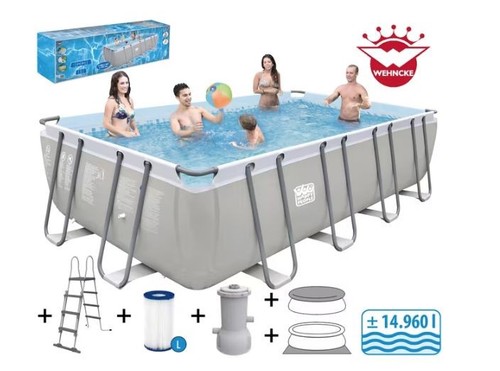 Stahlrahmen pool set - stahlrahmen,