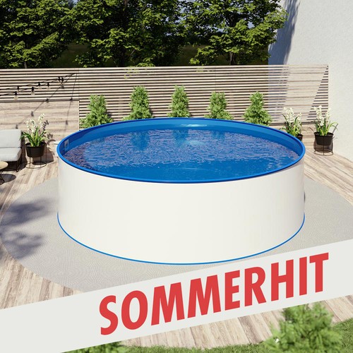 Stahlwandbecken rundpool mth - stahlwandbecken,